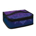 Purple Trippy Mandala Print Small Lunch Bag