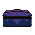 Purple Trippy Mandala Print Small Lunch Bag