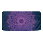 Purple Trippy Mandala Print Towel