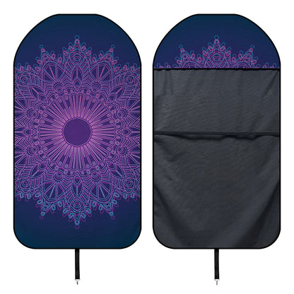 Purple Trippy Mandala Print Waterproof Car Seat Cover