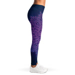 Purple Trippy Mandala Print Women's Leggings