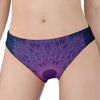 Purple Trippy Mandala Print Women's Panties