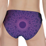 Purple Trippy Mandala Print Women's Panties