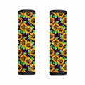 Purple Trippy Sunflower Pattern Print Handle Covers