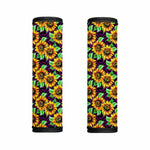 Purple Trippy Sunflower Pattern Print Handle Covers