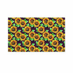 Purple Trippy Sunflower Pattern Print Polyester Flag
