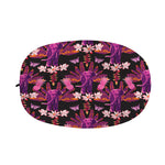 Purple Tropical Elephant Pattern Print Car Side Mirror Covers