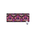 Purple Tropical Elephant Pattern Print Extended Mouse Pad