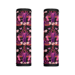 Purple Tropical Elephant Pattern Print Handle Covers