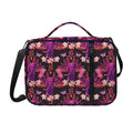Purple Tropical Elephant Pattern Print Shoulder Strap Bible Bag