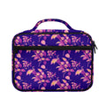 Purple Tropical Hawaiian Pattern Print Briefcase Bible Bag