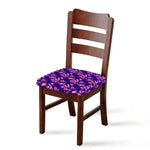 Purple Tropical Hawaiian Pattern Print Chair Cushion Cover