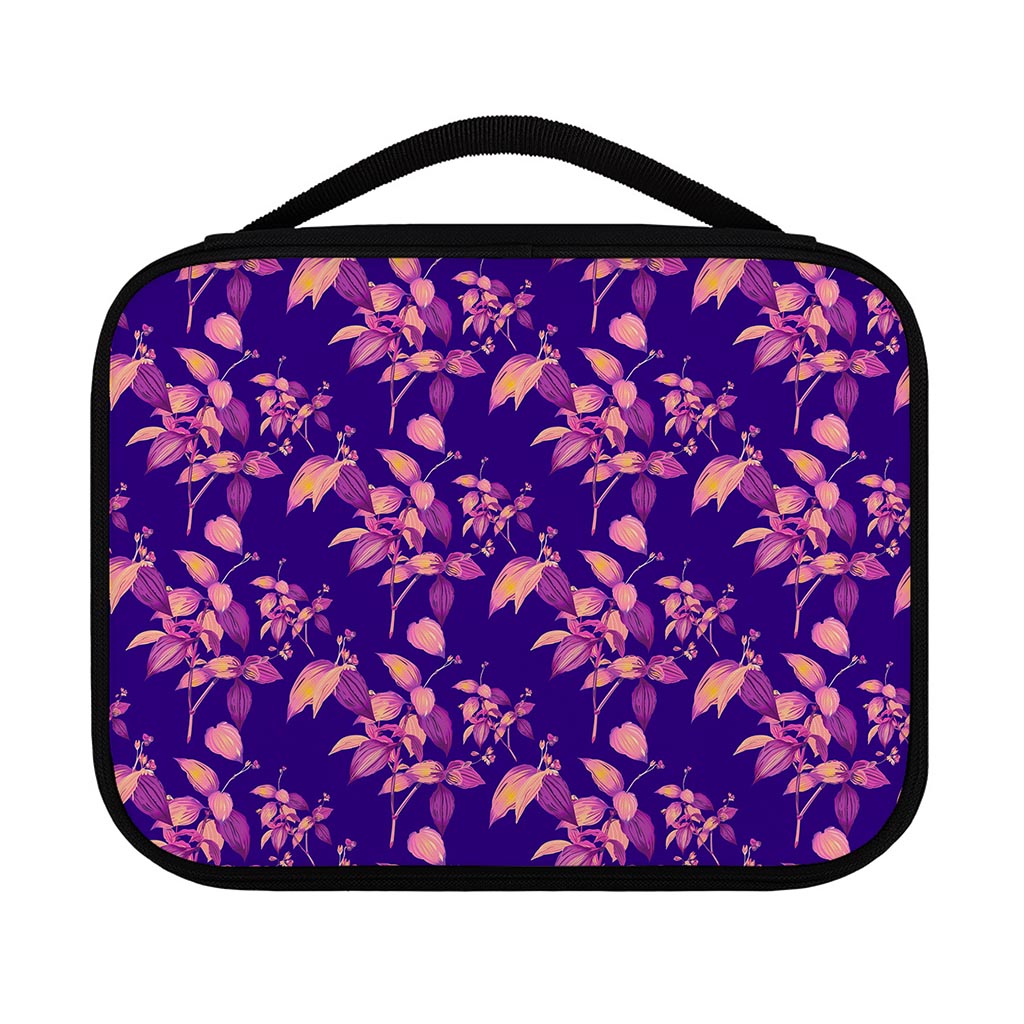 Purple Tropical Hawaiian Pattern Print Classic Bible Case