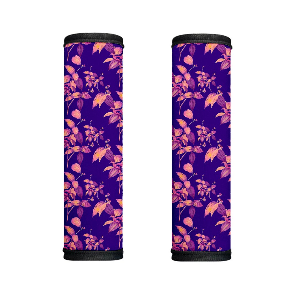 Purple Tropical Hawaiian Pattern Print Handle Covers