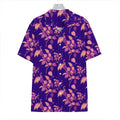 Purple Tropical Hawaiian Pattern Print Hawaiian Shirt
