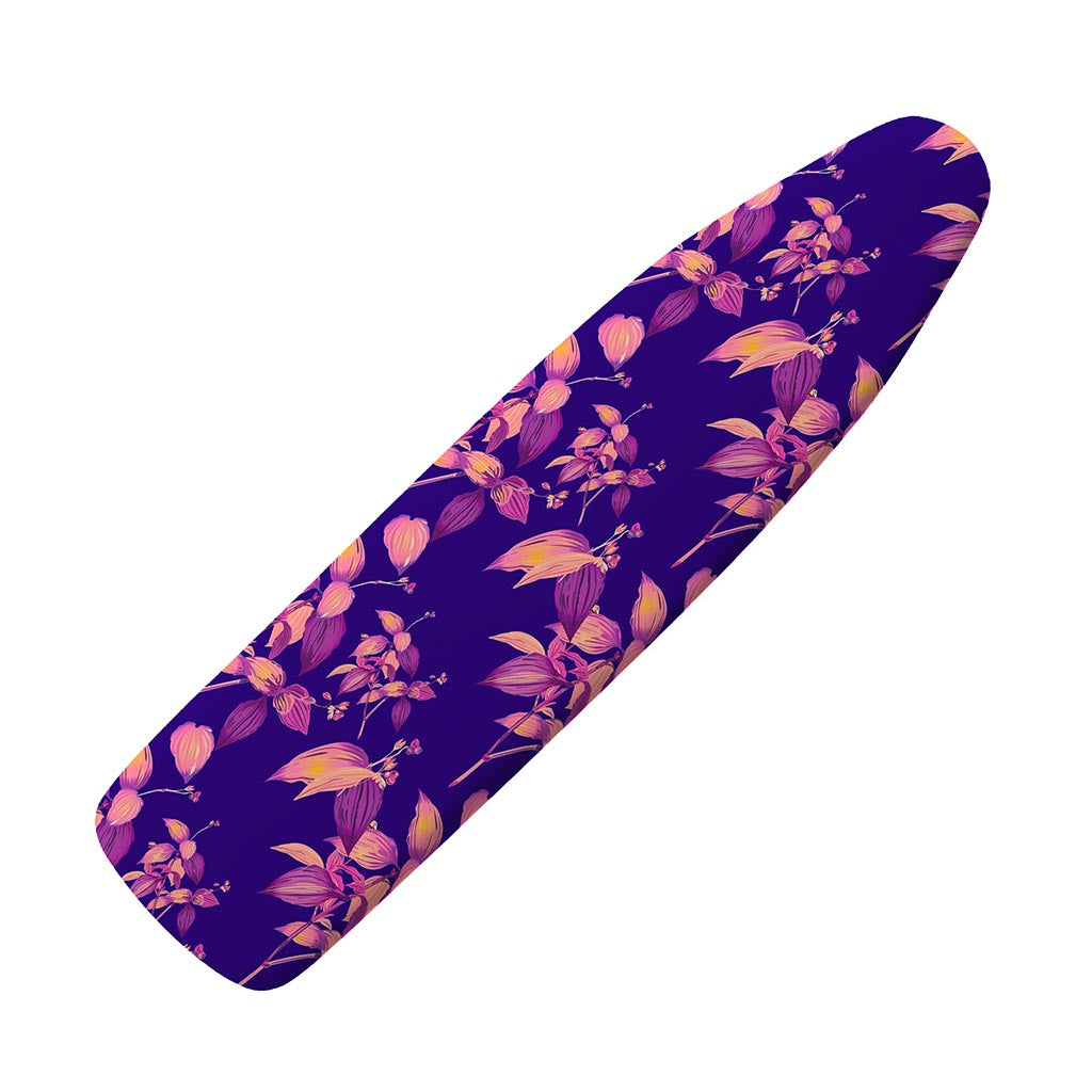 Purple Tropical Hawaiian Pattern Print Ironing Board Cover