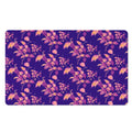Purple Tropical Hawaiian Pattern Print Polyester Doormat