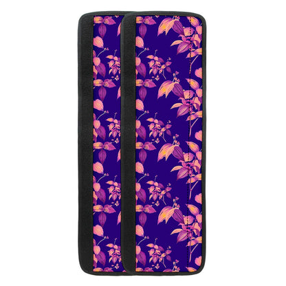 Purple Tropical Hawaiian Pattern Print Refrigerator Handle Covers