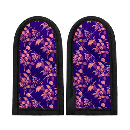 Purple Tropical Hawaiian Pattern Print Skillet Handle Cover