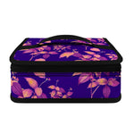 Purple Tropical Hawaiian Pattern Print Small Lunch Bag