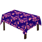 Purple Tropical Hawaiian Pattern Print Tablecloth
