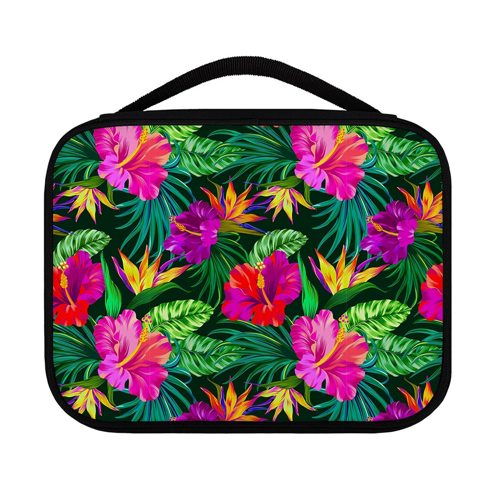 Purple Tropical Pattern Print Classic Bible Case