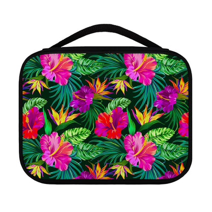 Purple Tropical Pattern Print Classic Bible Case