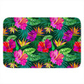 Purple Tropical Pattern Print Indoor Door Mat