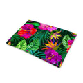 Purple Tropical Pattern Print Pet Cooling Mat Cover