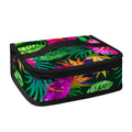 Purple Tropical Pattern Print Small Lunch Bag