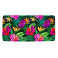 Purple Tropical Pattern Print Towel