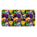 Purple Tropical Skull Pattern Print Towel