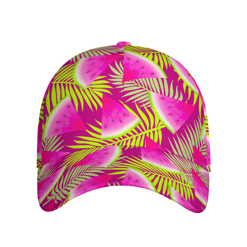 Purple Tropical Watermelon Pattern Print Baseball Cap