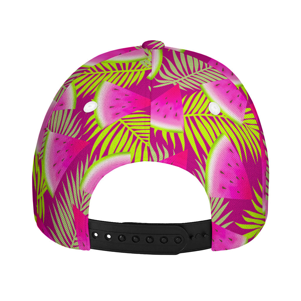 Purple Tropical Watermelon Pattern Print Baseball Cap