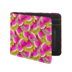 Purple Tropical Watermelon Pattern Print Bifold Wallet