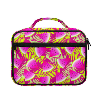 Purple Tropical Watermelon Pattern Print Briefcase Bible Bag