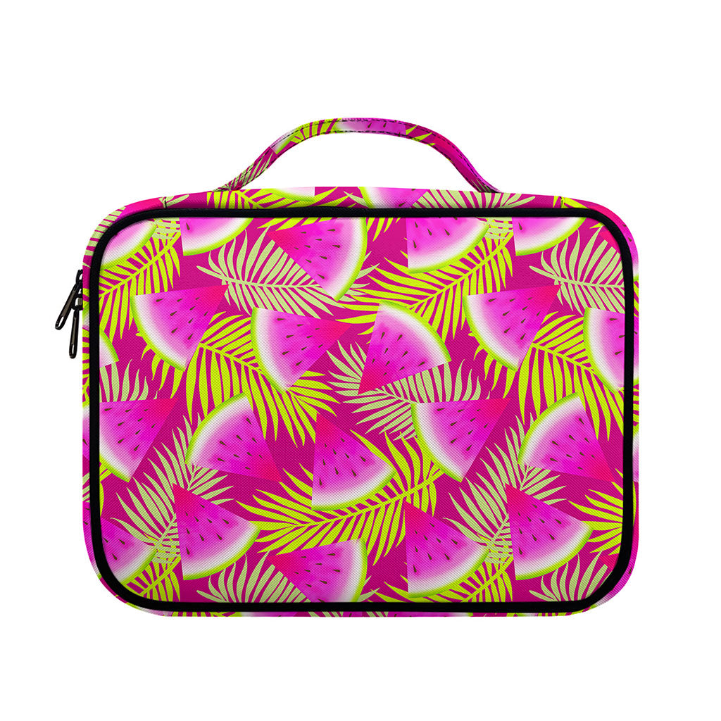 Purple Tropical Watermelon Pattern Print Briefcase Bible Bag