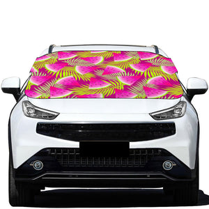 Purple Tropical Watermelon Pattern Print Car Windshield Snow Cover