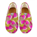 Purple Tropical Watermelon Pattern Print Casual Shoes