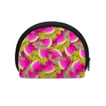 Purple Tropical Watermelon Pattern Print Coin Purse