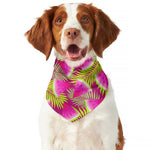 Purple Tropical Watermelon Pattern Print Dog Bandana