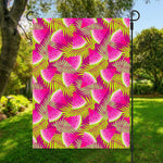 Purple Tropical Watermelon Pattern Print Garden Flag
