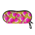 Purple Tropical Watermelon Pattern Print Glasses Case