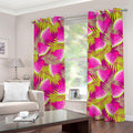 Purple Tropical Watermelon Pattern Print Grommet Curtains