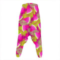Purple Tropical Watermelon Pattern Print Hammer Pants