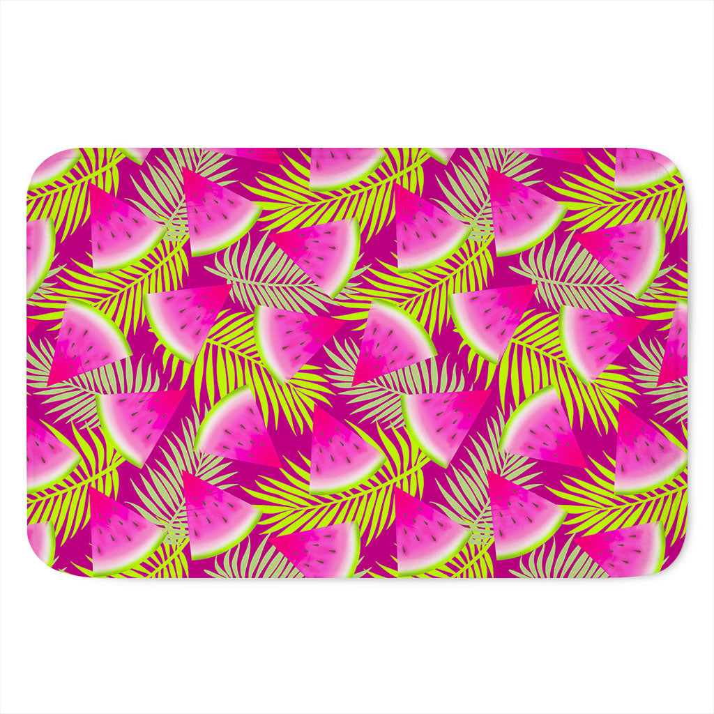 Purple Tropical Watermelon Pattern Print Indoor Door Mat