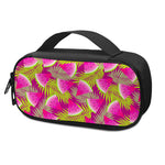 Purple Tropical Watermelon Pattern Print Insulin Cooler Travel Case