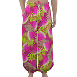 Purple Tropical Watermelon Pattern Print Lantern Pants