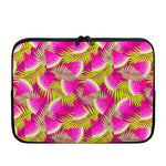 Purple Tropical Watermelon Pattern Print Laptop Sleeve