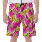 Purple Tropical Watermelon Pattern Print Men's Beach Shorts